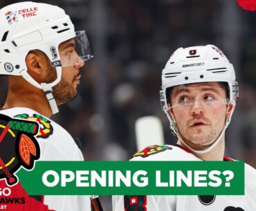 Predicting the Chicago Blackhawks Opening Night Lineup | CHGO Blackhawks Podcast