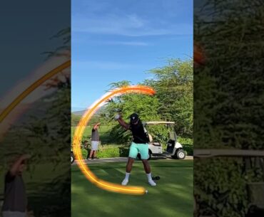 Short Backswing Long Hitter Tony Finau Awesome Swing Motion & Slow Motion 2024