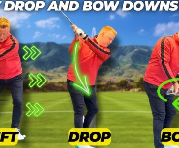 SHIFT DROP BOW | The Perfect Golf Downswing Move | Golf Tips