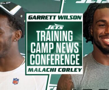 Garrett Wilson, Malachi Corley on adjusting to Aaron Rodgers | SNY