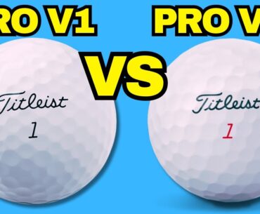 Cutting Open Titleist PRO V1x vs PRO V1 Golf Ball! (What’s Inside?)