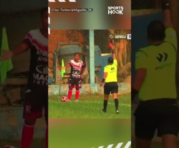 Watch: Footballer Shown Red Card For Urinating On the Field