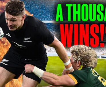 HEART-STOPPING CLOSE MATCH! 😲 All Blacks 1,000th win!? v South Africa!