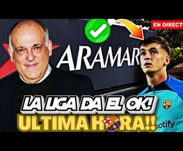 🚨ULTIMA HORA BARÇA!🚨💣INSCRITOS💣🚨LA LIGA VALIDA EL ACUERDO CON ARAMARK!🚨