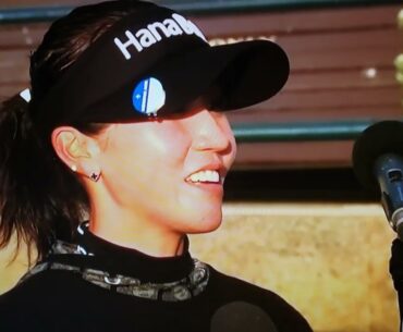 Lydia Ko AIG Women's Open victory speech. One of golf's greatest champions and gracious winners.