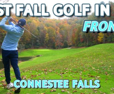 The BEST Fall Golf in NC | Connestee Falls Golf Course Vlog | Front 9