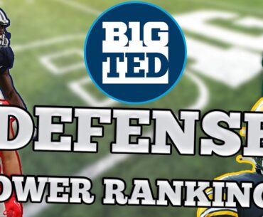 Big Ten Preseason DEFENSE POWER RANKINGS | B1G Nation Segment