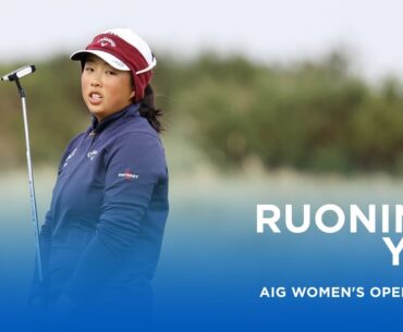 Ruoning Yin ends on -5 and ties for second | AIG Women's Open