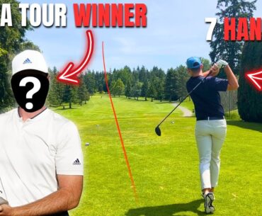 Can 2 Mid-Handicap Golfers Beat a PGA Tour Winner?