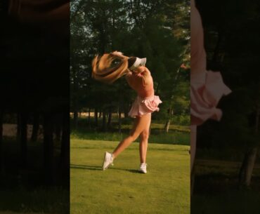 Claire Bear #golf #golfgirl #golfswing #shorts