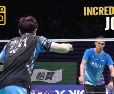 Jojo is totally on fire ! Jonatan Christie vs Shi Yuqi [FullHD|1080p]