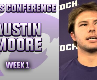 Kansas State Linebacker Austin Moore Week 1 Media Availability