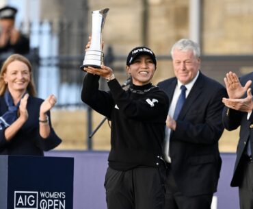 Lydia Ko WINS the AIG Women's Open | Full Prize Presentation