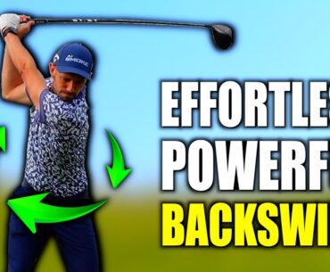 How To Create an Effortless Powerful Backswing (Golf Swing Tips)