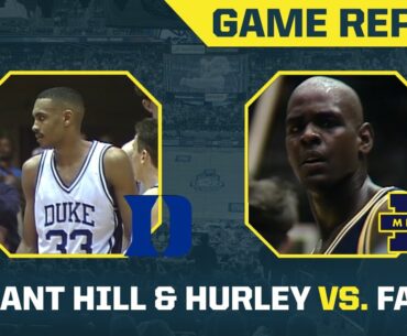 Grant Hill & Hurley Rematch Against the Fab 5 | Michigan vs. Duke - 1992