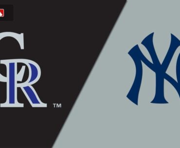 Colorado Rockies VS New York Yankees MLB live PLAY BY PLAY scoreboard 8/24/24