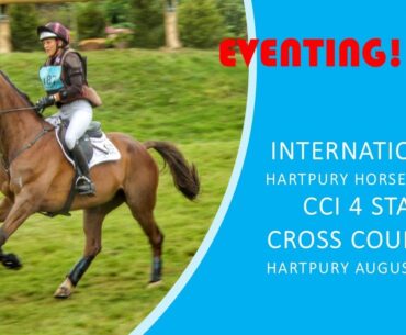 Cross country action from the CCI 4 star short at the International Hartpury Horse Trails 2024