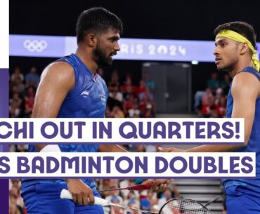 Satwik, Chirag out of Men's Badminton Doubles Quarterfinals 🏸 | Paris 2024 highlights