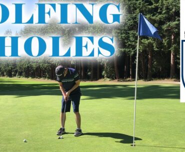 GOLF 9 HOLES WITH AN AMATEUR GOLFER - Golf Course Vlog - UBC GOLF CLUB