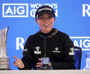 Lydia Ko Winner Press Conference 2024 AIG Women's Open in St Andrews