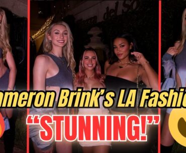 STUNNING! Cameron Brink's 🔥 Comeback! WNBA Star Stuns In LA 👀 Fashion Meets Resilience 🏀💃