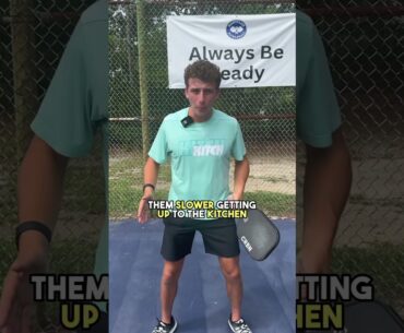 Serving Placement Strategy! #pickleball #pickleballtips #shorts