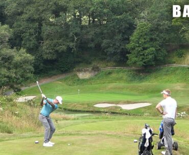 Playing the Toughest Golf Course in England with a Tour Pro!!! Back 9