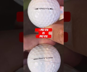 CUTTING OPEN PRO V1x LEFT DASH VS PRO V1x! #golfball