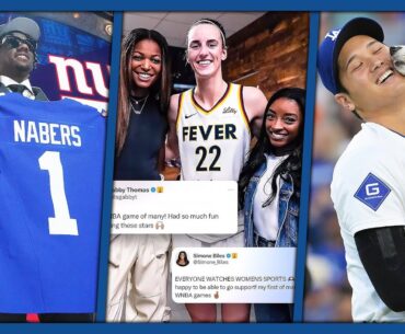 New Number for Malik Nabers, Caitlin Clark Meets Simone Biles, Ohtani's Dog Steals the Show | 227