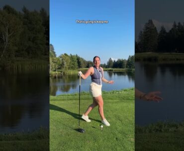 DRIVER TIP FOR LONGER & STRAIGHTER GOLF SHOTS PT. 2 w/ @savannahmeyerclement #golftechnique #golf