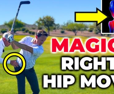 This Right Hip Move FINALLY Got Him Swinging Inside Out! (Live Golf Lesson)