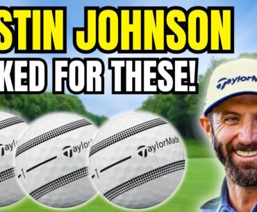 Taylormade Stripe - TP5x & TP5 | DUSTIN JOHNSON ASKED FOR THESE GOLF BALLS!