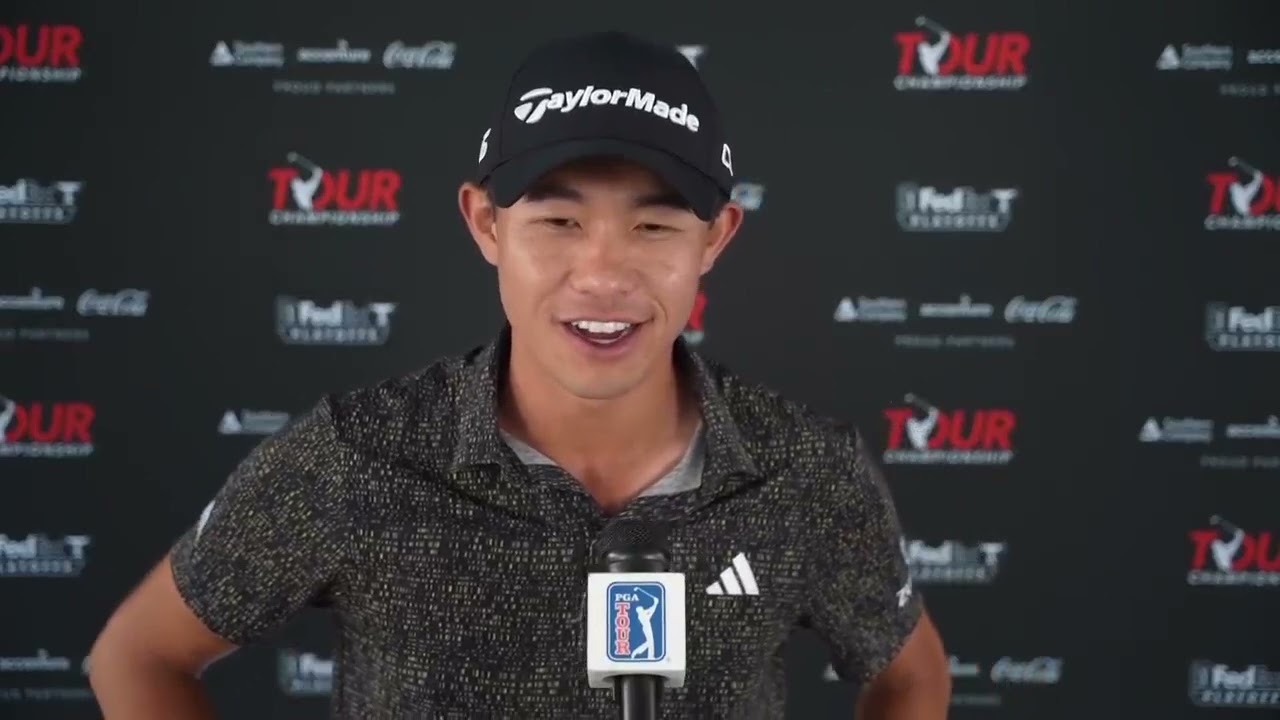 Collin Morikawa Sunday Flash Interview 2024 Tour Championship © PGA