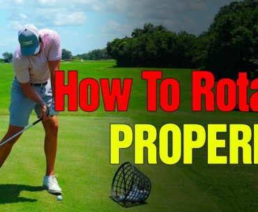 How To Rotate PROPERLY in the Golf Swing