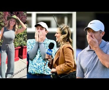 Amanda Balionis reacts to Robert MacIntyre overcoming Rory McIlroy demons