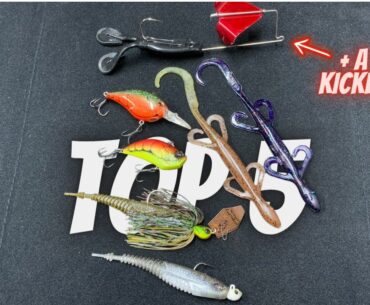 "TOP 5" Baits + A Kicker For March Bass Fishing!!!!!