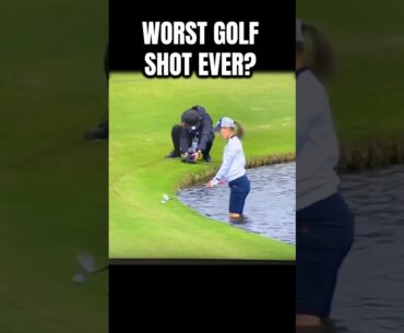 Is this one of the worst golf shots you've ever seen