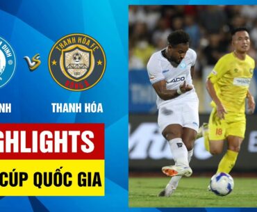 Highlights: Nam Định - Thanh Hóa | Hiệp 2 bùng nổ ấn tượng, "siêu nhân" Rafaelson lại lên tiếng