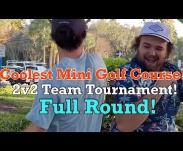 2v2 Team Tournament | 2 man scramble | FULL ROUND (Danny and Eddie on the same team!?)