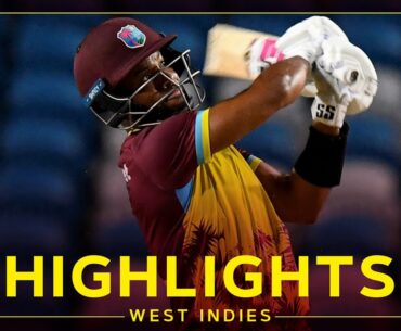 Hope Hits 42 Off 24 In Rain Filled Day | Highlights | West Indies v South Africa | 3rd T20