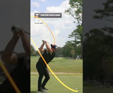 Power Hitter Viktor Hovland Unique Swing Motion & Swing Sequence 2024