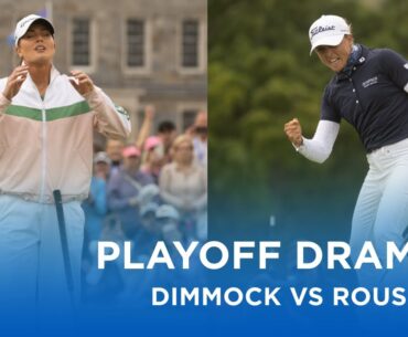 Dramatic Playoff! Annabel Dimmock vs Pauline Roussin | KPMG Women's Irish Open