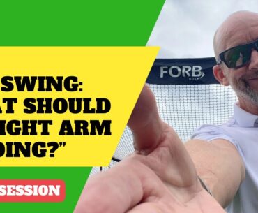 Golf Swing: „What should my RIGHT ARM be doing?“