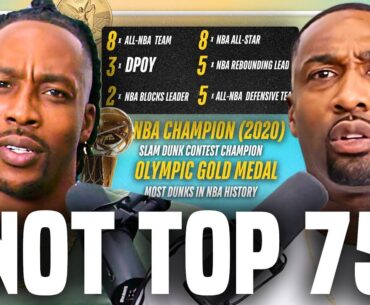 Gilbert Arenas SPEAKS OUT on Dwight Howard Snub from Top 75 & If He's Hall Of Fame Worthy