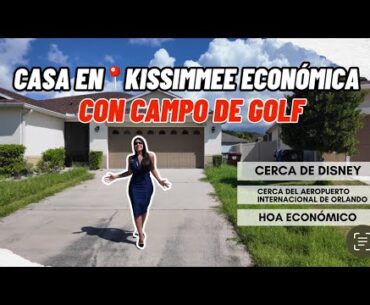 Casa con CAMPO DE GOLF con la MEJOR UBICACIÓN en KISSIMMEE FLORIDA.