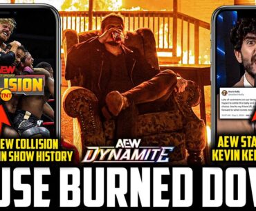 AEW Hangman Page BURNS DOWN Strickland's HOUSE! | AEW Collision 289,000 Viewers | Khan Lawsuit NEWS