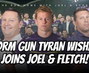 #NRL | Storm rising star Tyran Wishart joins Joel & Fletch fresh from winning the Minor Premiership