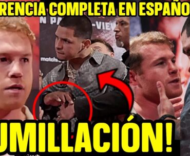 CANELO y BERLANGA casi A LOS GOLPES EN CONFERENCIA y CANELO DEFIENDE A PLANT en ESPAÑOL COMPLETO