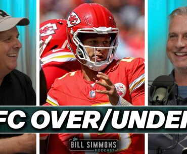 AFC Over/Unders with Cousin Sal | The Bill Simmons Podcast