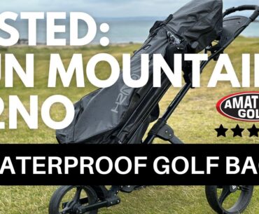 Testing the Sun Mountain H2NO Waterproof Golf Bag in Scotland